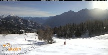 Archiv Foto Webcam Blick von Mecki&#39;s Alm Hütte auf der Faschingalm 11:00