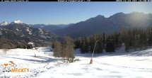 Archiv Foto Webcam Blick von Mecki&#39;s Alm Hütte auf der Faschingalm 13:00