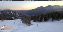 Archiv Foto Webcam Blick von Mecki&#39;s Alm Hütte auf der Faschingalm 15:00