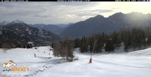 Archiv Foto Webcam Blick von Mecki&#39;s Alm Hütte auf der Faschingalm 11:00