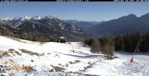 Archived image Webcam View of the Mecki&#39;s Alm mountain hut 13:00