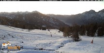 Archived image Webcam View of the Mecki&#39;s Alm mountain hut 06:00