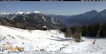 Archived image Webcam View of the Mecki&#39;s Alm mountain hut 13:00