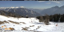 Archiv Foto Webcam Blick von Mecki&#39;s Alm Hütte auf der Faschingalm 13:00