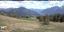 Archiv Foto Webcam Blick von Mecki&#39;s Alm Hütte auf der Faschingalm 13:00