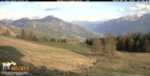 Archiv Foto Webcam Blick von Mecki&#39;s Alm Hütte auf der Faschingalm 17:00