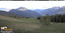 Archiv Foto Webcam Blick von Mecki&#39;s Alm Hütte auf der Faschingalm 17:00