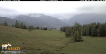 Archived image Webcam View of the Mecki&#39;s Alm mountain hut 19:00