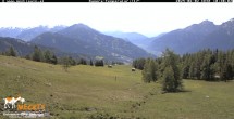 Archiv Foto Webcam Blick von Mecki&#39;s Alm Hütte auf der Faschingalm 09:00