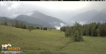 Archiv Foto Webcam Blick von Mecki&#39;s Alm Hütte auf der Faschingalm 13:00
