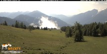 Archiv Foto Webcam Blick von Mecki&#39;s Alm Hütte auf der Faschingalm 09:00