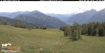 Archiv Foto Webcam Blick von Mecki&#39;s Alm Hütte auf der Faschingalm 13:00
