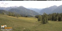 Archiv Foto Webcam Blick von Mecki&#39;s Alm Hütte auf der Faschingalm 13:00