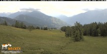 Archiv Foto Webcam Blick von Mecki&#39;s Alm Hütte auf der Faschingalm 13:00