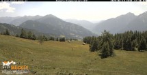 Archiv Foto Webcam Blick von Mecki&#39;s Alm Hütte auf der Faschingalm 11:00
