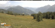 Archiv Foto Webcam Blick von Mecki&#39;s Alm Hütte auf der Faschingalm 13:00