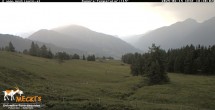 Archived image Webcam View of the Mecki&#39;s Alm mountain hut 17:00