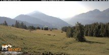 Archiv Foto Webcam Blick von Mecki&#39;s Alm Hütte auf der Faschingalm 07:00