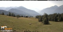 Archiv Foto Webcam Blick von Mecki&#39;s Alm Hütte auf der Faschingalm 09:00