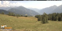 Archiv Foto Webcam Blick von Mecki&#39;s Alm Hütte auf der Faschingalm 13:00