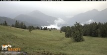 Archiv Foto Webcam Blick von Mecki&#39;s Alm Hütte auf der Faschingalm 19:00