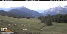 Archiv Foto Webcam Blick von Mecki&#39;s Alm Hütte auf der Faschingalm 06:00
