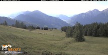 Archiv Foto Webcam Blick von Mecki&#39;s Alm Hütte auf der Faschingalm 07:00