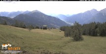 Archiv Foto Webcam Blick von Mecki&#39;s Alm Hütte auf der Faschingalm 09:00