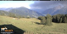Archiv Foto Webcam Blick von Mecki&#39;s Alm Hütte auf der Faschingalm 17:00