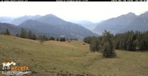 Archiv Foto Webcam Blick von Mecki&#39;s Alm Hütte auf der Faschingalm 09:00