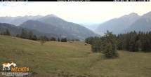 Archiv Foto Webcam Blick von Mecki&#39;s Alm Hütte auf der Faschingalm 11:00