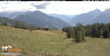 Archiv Foto Webcam Blick von Mecki&#39;s Alm Hütte auf der Faschingalm 13:00