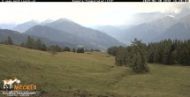 Archiv Foto Webcam Blick von Mecki&#39;s Alm Hütte auf der Faschingalm 15:00