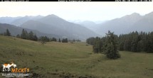 Archiv Foto Webcam Blick von Mecki&#39;s Alm Hütte auf der Faschingalm 17:00