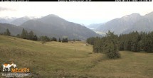 Archiv Foto Webcam Blick von Mecki&#39;s Alm Hütte auf der Faschingalm 13:00