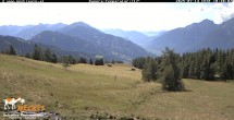 Archiv Foto Webcam Blick von Mecki&#39;s Alm Hütte auf der Faschingalm 09:00