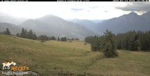 Archiv Foto Webcam Blick von Mecki&#39;s Alm Hütte auf der Faschingalm 13:00