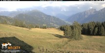 Archived image Webcam View of the Mecki&#39;s Alm mountain hut 17:00