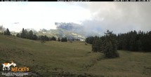 Archiv Foto Webcam Blick von Mecki&#39;s Alm Hütte auf der Faschingalm 17:00