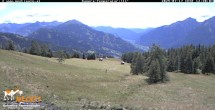 Archiv Foto Webcam Blick von Mecki&#39;s Alm Hütte auf der Faschingalm 11:00