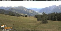 Archiv Foto Webcam Blick von Mecki&#39;s Alm Hütte auf der Faschingalm 13:00