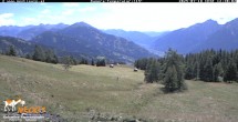 Archiv Foto Webcam Blick von Mecki&#39;s Alm Hütte auf der Faschingalm 11:00