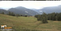 Archiv Foto Webcam Blick von Mecki&#39;s Alm Hütte auf der Faschingalm 09:00