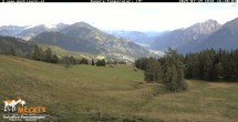 Archived image Webcam View of the Mecki&#39;s Alm mountain hut 15:00