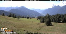 Archiv Foto Webcam Blick von Mecki&#39;s Alm Hütte auf der Faschingalm 09:00
