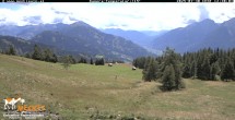 Archiv Foto Webcam Blick von Mecki&#39;s Alm Hütte auf der Faschingalm 11:00