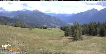 Archiv Foto Webcam Blick von Mecki&#39;s Alm Hütte auf der Faschingalm 13:00