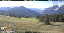 Archiv Foto Webcam Blick von Mecki&#39;s Alm Hütte auf der Faschingalm 07:00