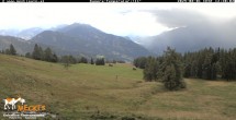 Archiv Foto Webcam Blick von Mecki&#39;s Alm Hütte auf der Faschingalm 11:00