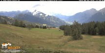 Archiv Foto Webcam Blick von Mecki&#39;s Alm Hütte auf der Faschingalm 11:00